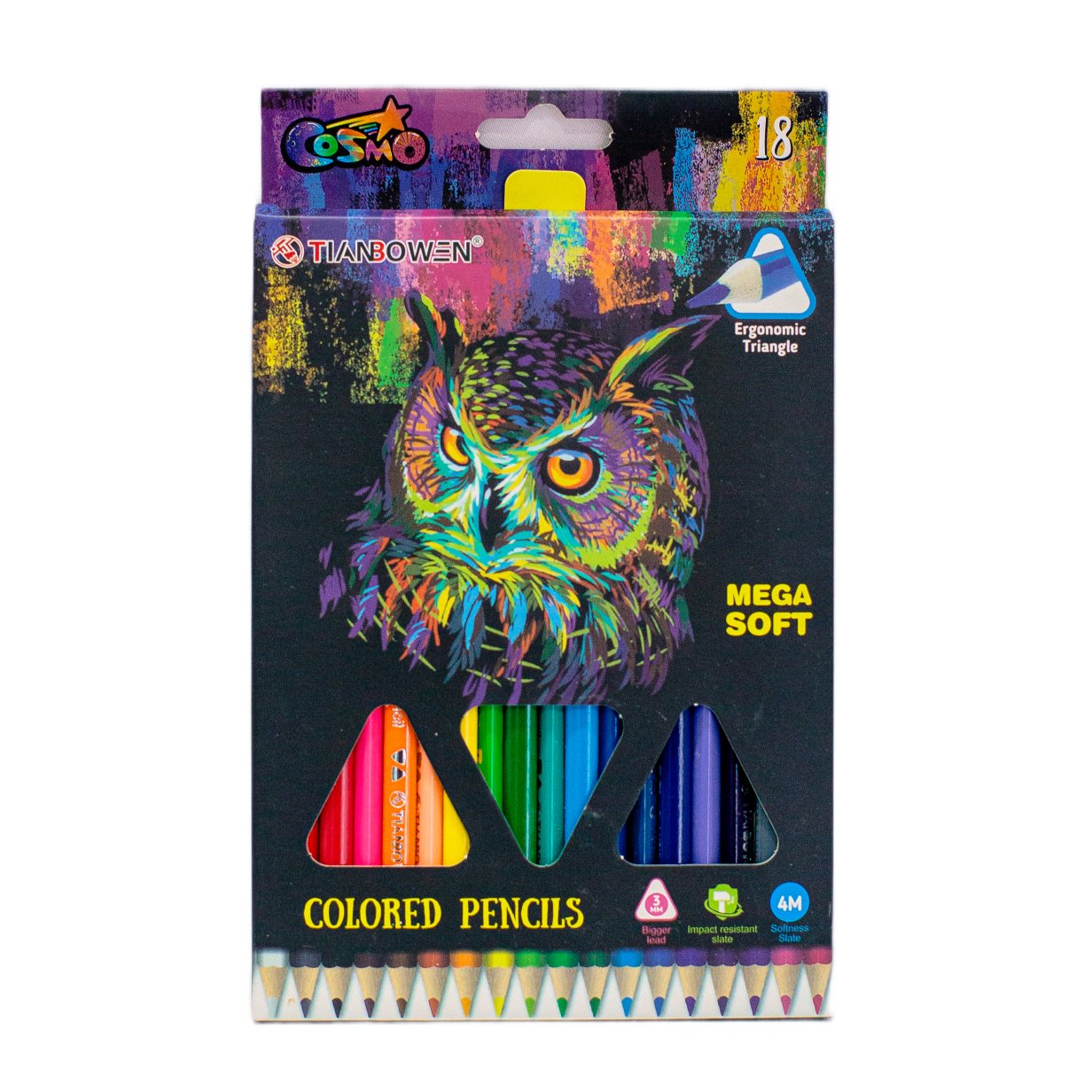 Cosmo Color Pencil 18Pcs