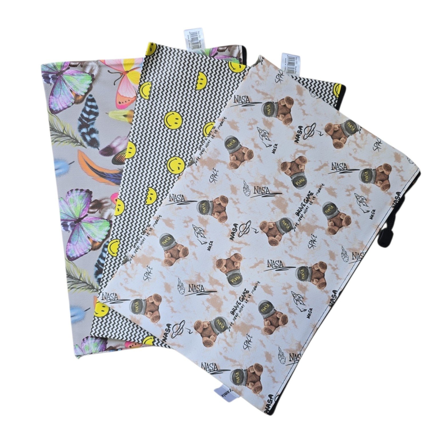 Fabric Zipper Bag A5