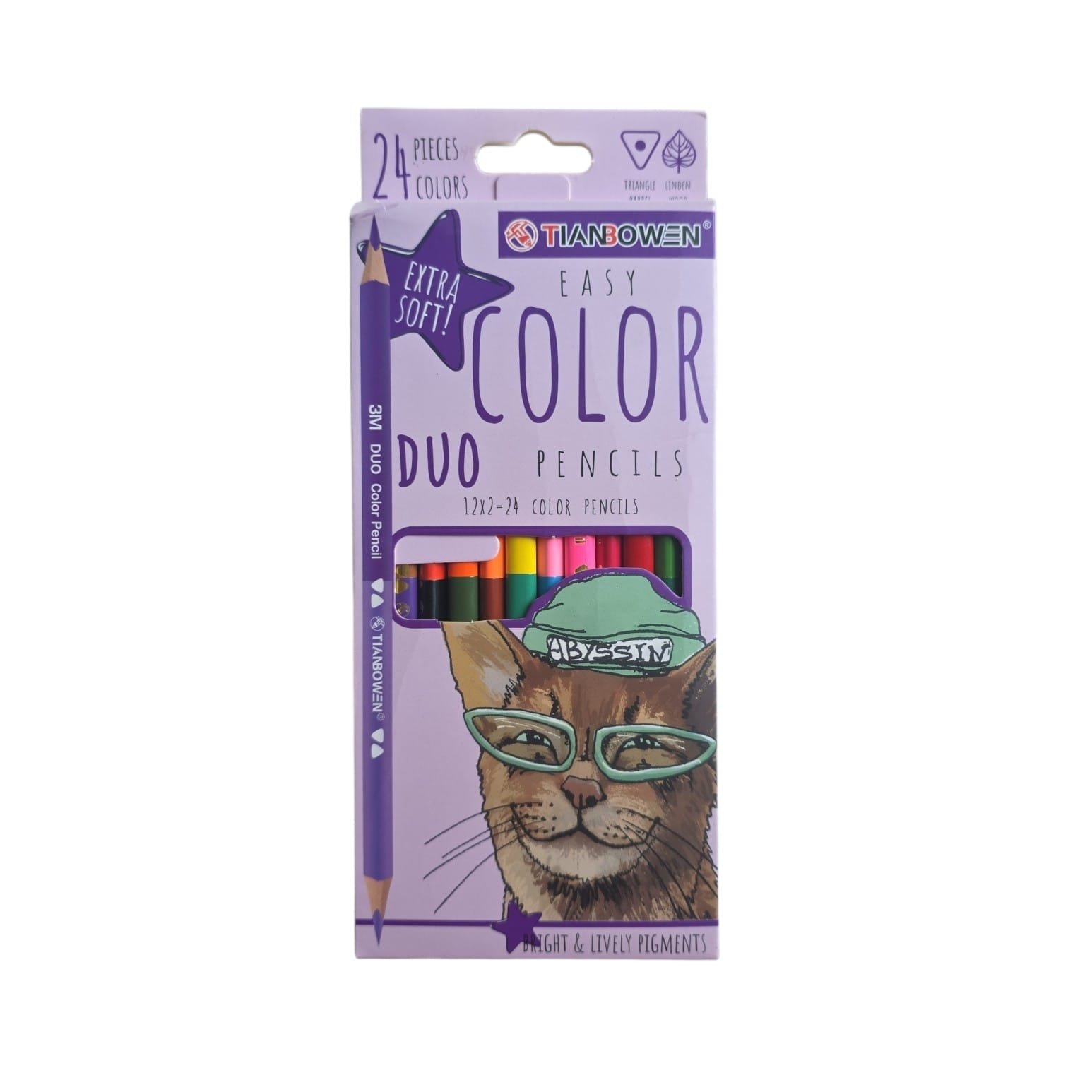 Colour Pencil Duo 12Pcs