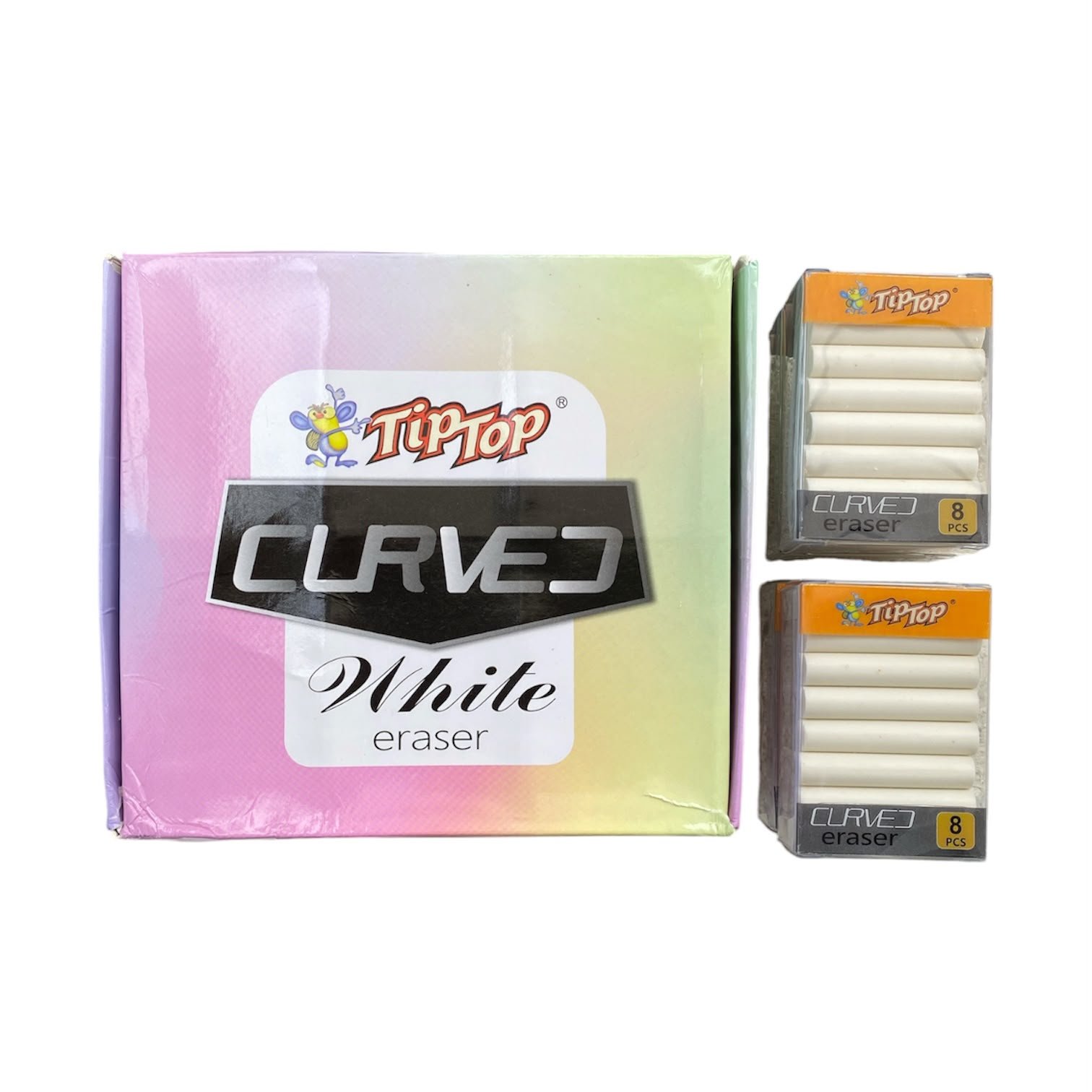 White Eraser 60Pcs
