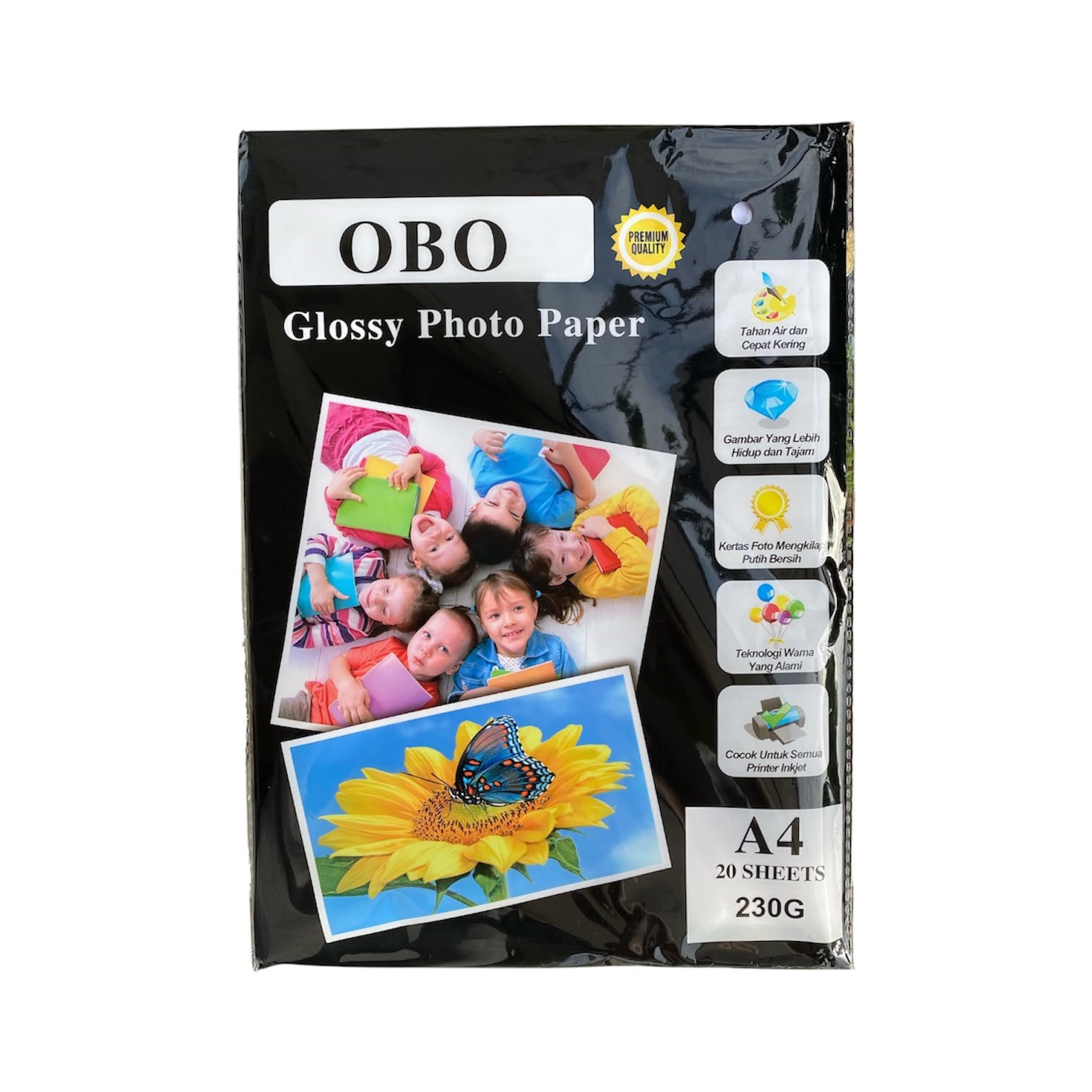 OBO Glossy Photo Paper 230gsm 20Sheet