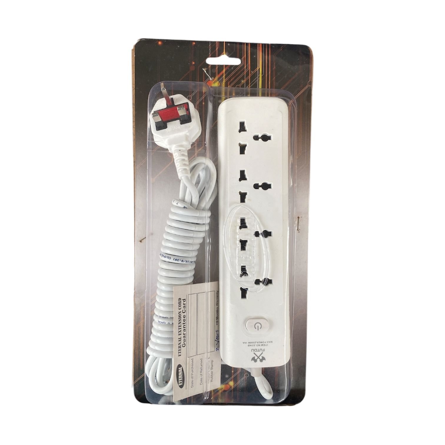 4 Way Multi Cord 5M With Base Swich EC600